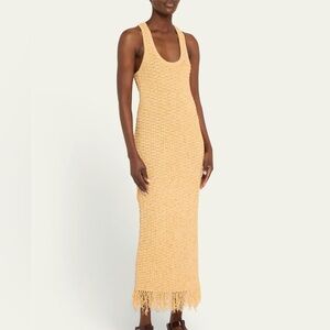 A.L.C. Clementine Fringe Crochet Midi Dress Small XS